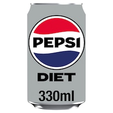 Pepsi Diet Soft Drink 330ml