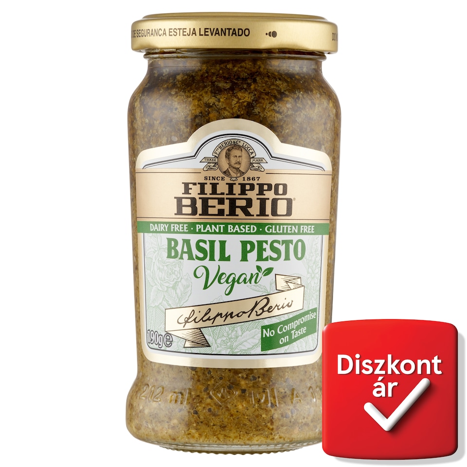 Filippo Berio vegán zöld pesto 190 g