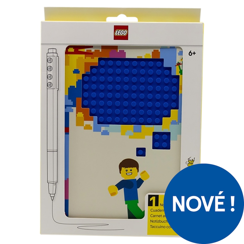 Obrázek 1 pro produkt Lego Thoughts recyklovaný zápisník a gelové pero