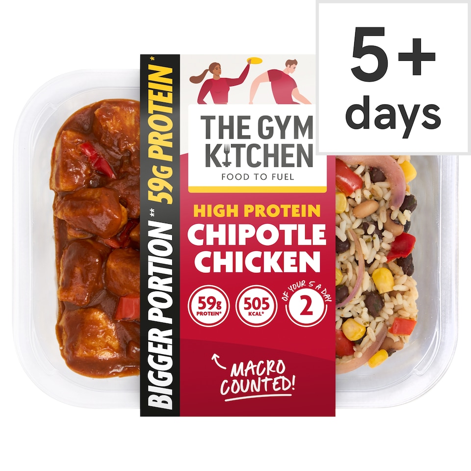 image 1 of The Gym Kitchen Chipotle Chicken & Rice 500g