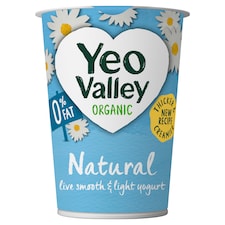 Yeo Valley Organic 0% Fat Natural Yogurt 450G