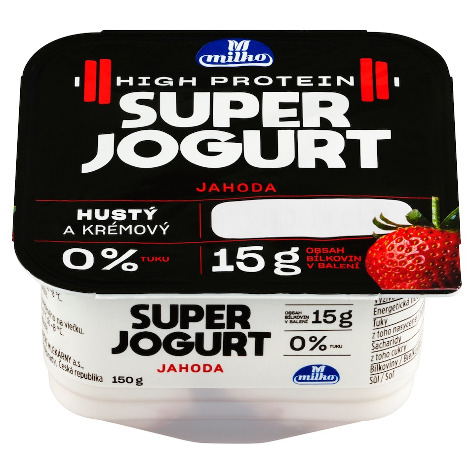 Obrázek 1 pro produkt Milko High Protein super jogurt jahoda 150g