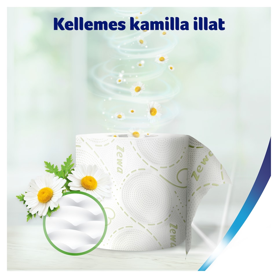 Zewa Deluxe Camomile Comfort toalettpapír 3 rétegű 24 tekercs  1. kép