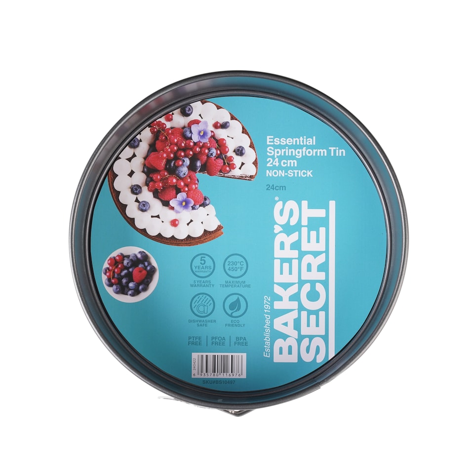 image 1 of Bakers Secret Essential Springform Tin 24cm