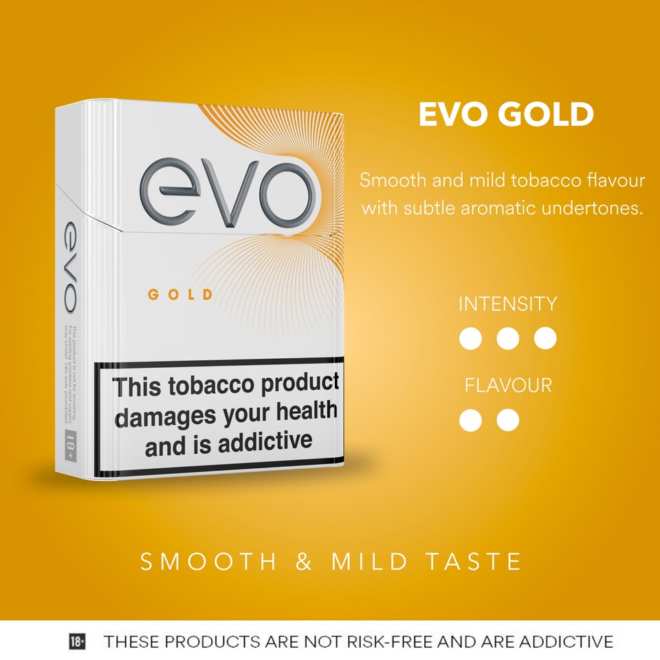 image 1 of EVO 20 Tobacco Sticks Gold