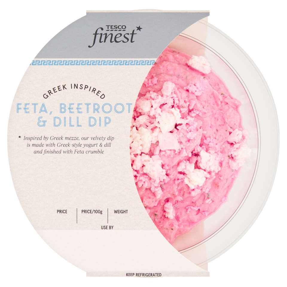 Greek inspired Feta, Beetroot & Dill Dip 160g