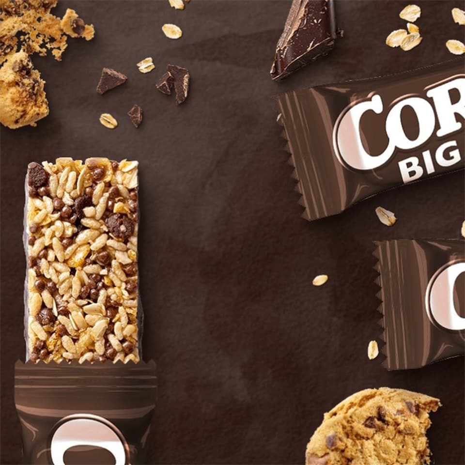 Obrázek 1 pro produkt Corny BIG cereální tyčinka hořká čokoláda 50g