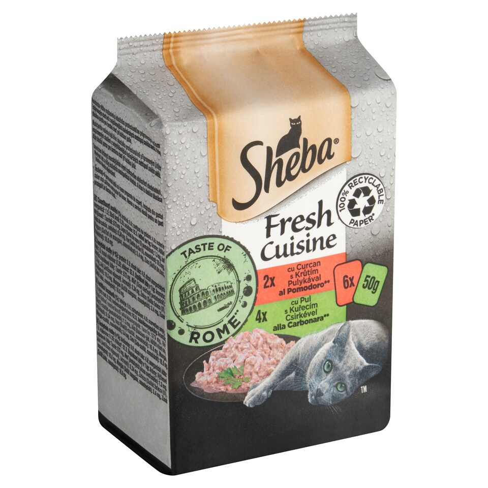 Obrázek 1 pro produkt Sheba Fresh Cuisine kompletní mokré krmivo pro dospělé kočky 6 x 50g (300g)