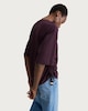 image 3 of F&F Pure Cotton Ruched Side T-Shirt in Purple