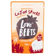 Love Beets Cajun Spiced Diced Beetroot 120g