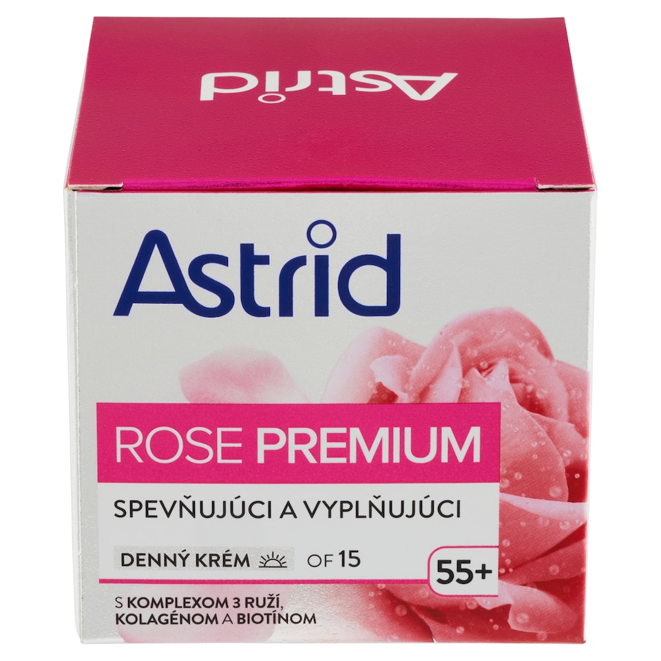 obrázok 1 z Astrid Rose Premium spevňujúci a vyplňujúci denný krém OF 15 55+ 50 ml