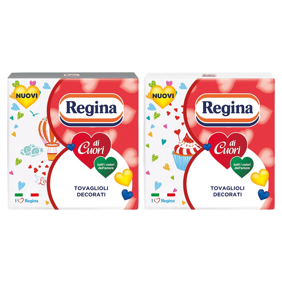 Regina di Cuori Napkin 33 cm x 33 cm 20 pcs