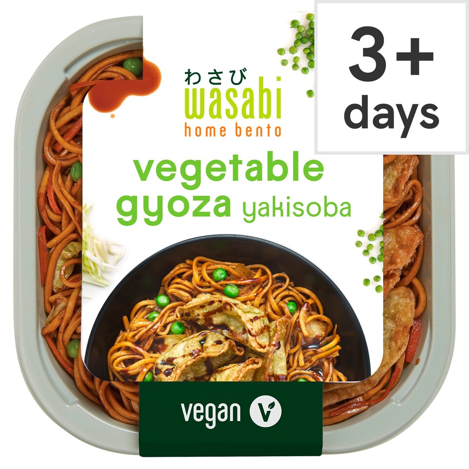 Wasabi Vegetable Gyoza & Yakisoba Noodles 450G Tesco Groceries