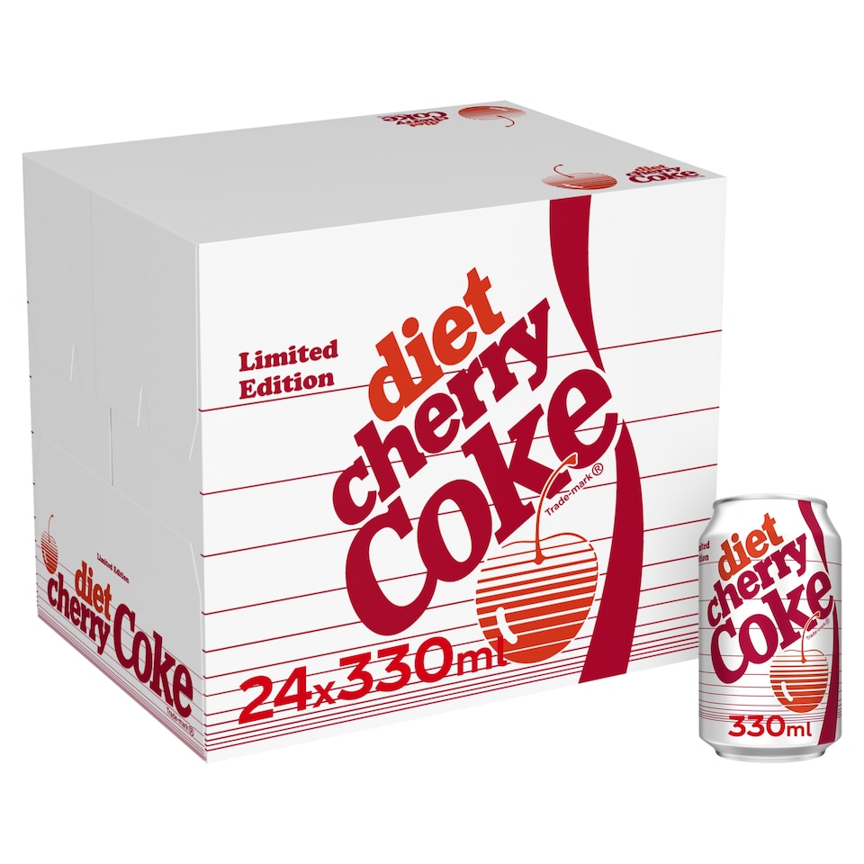 image 1 of Diet Coke Cherry 24 x 330ml