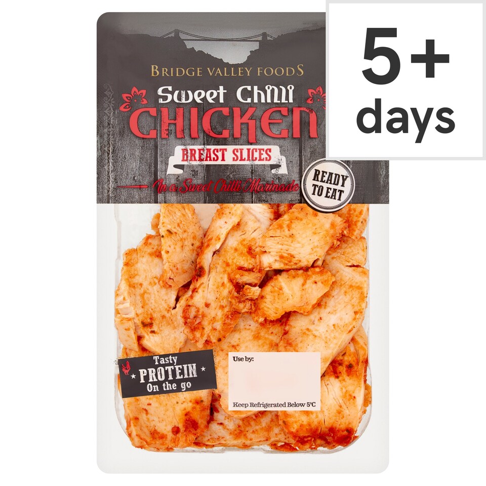 Bridge Valley Sweet Chilli Chicken Slices 100G