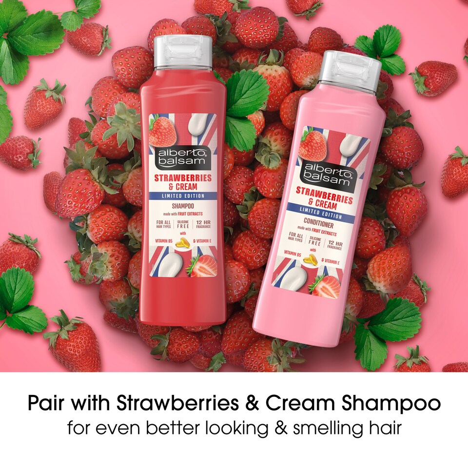 image 1 of Alberto Balsam Strawberry Conditioner 350Ml
