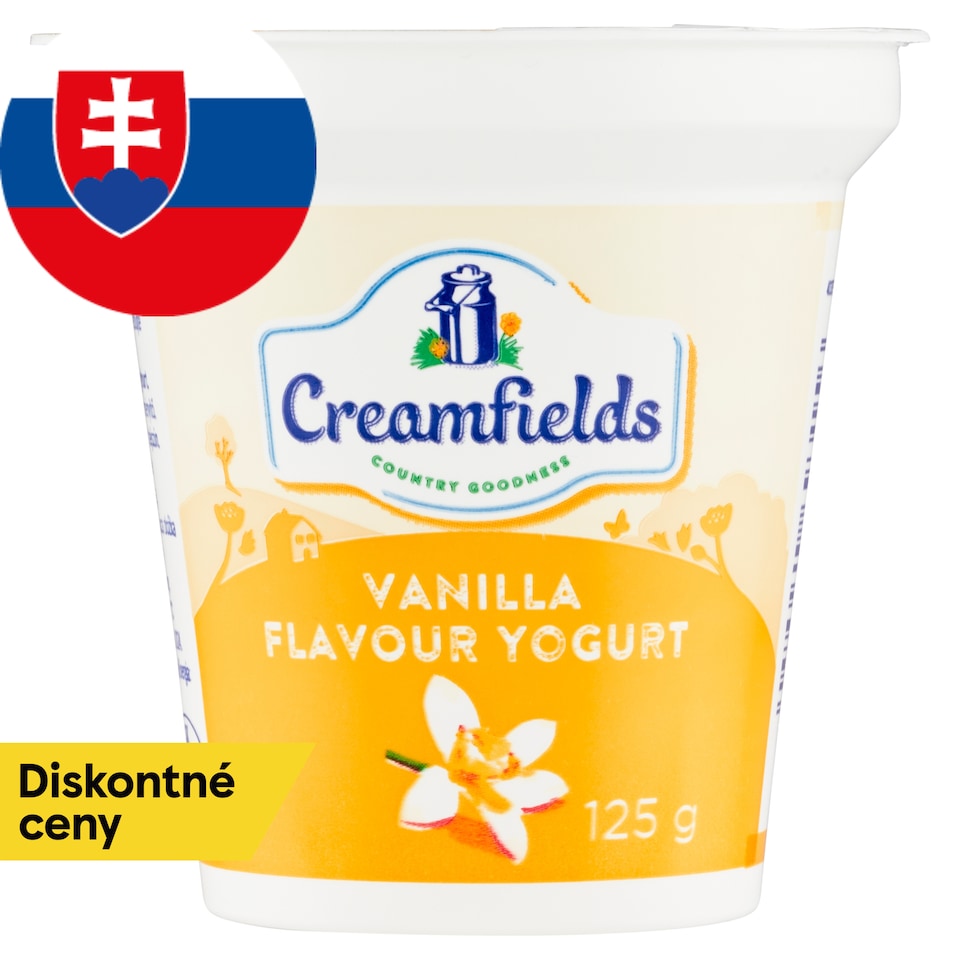Creamfields Jogurt s vanilkovou príchuťou 125 g
