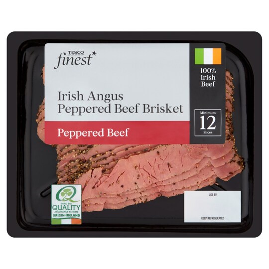 Tesco Finest Peppered Beef Brisket 100G Tesco Groceries