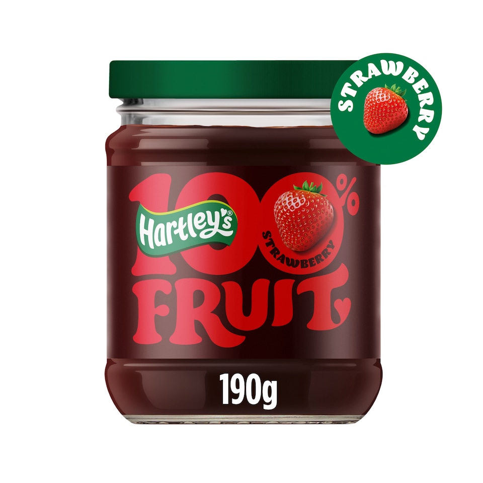 Hartley's 100% Fruit Strawberry Spread 190g