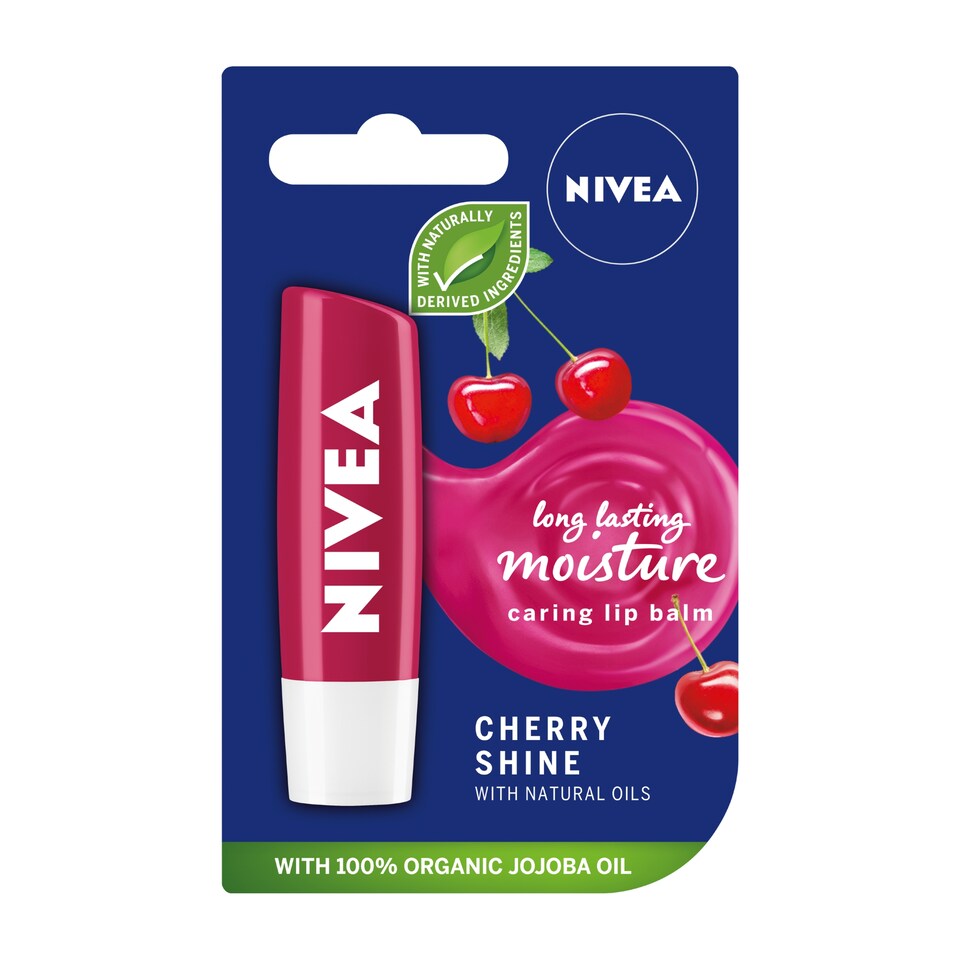 image 1 of Nivea Cherry Shine Lip Balm 4.8G