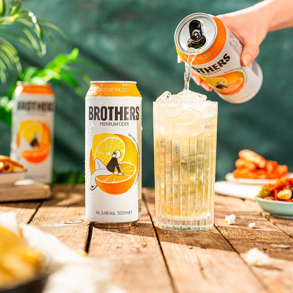 image 1 of Brothers Premium Cider - Best of the Zest 500ml