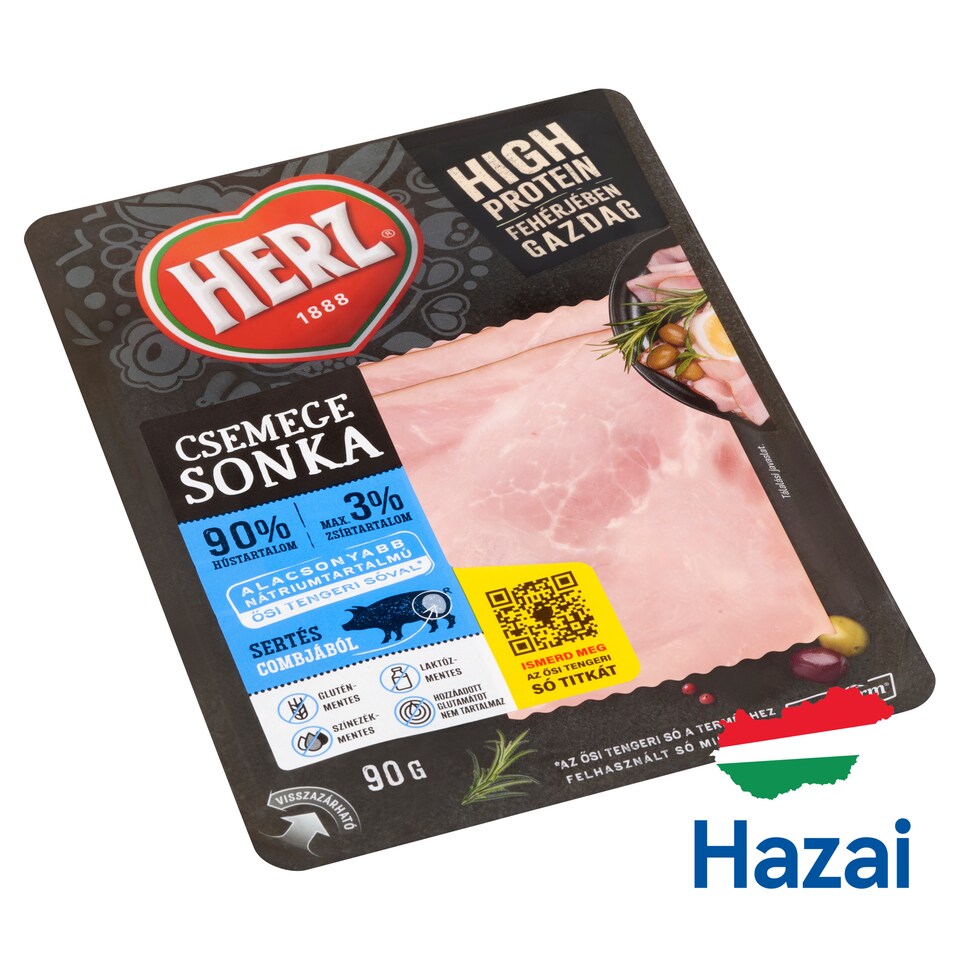 HERZ szeletelt csemege sonka 90 g