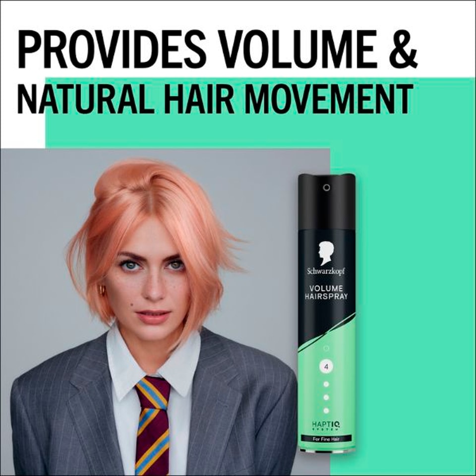 image 1 of Schwarzkopf Volume Hairspray For Fine Hair 250ml