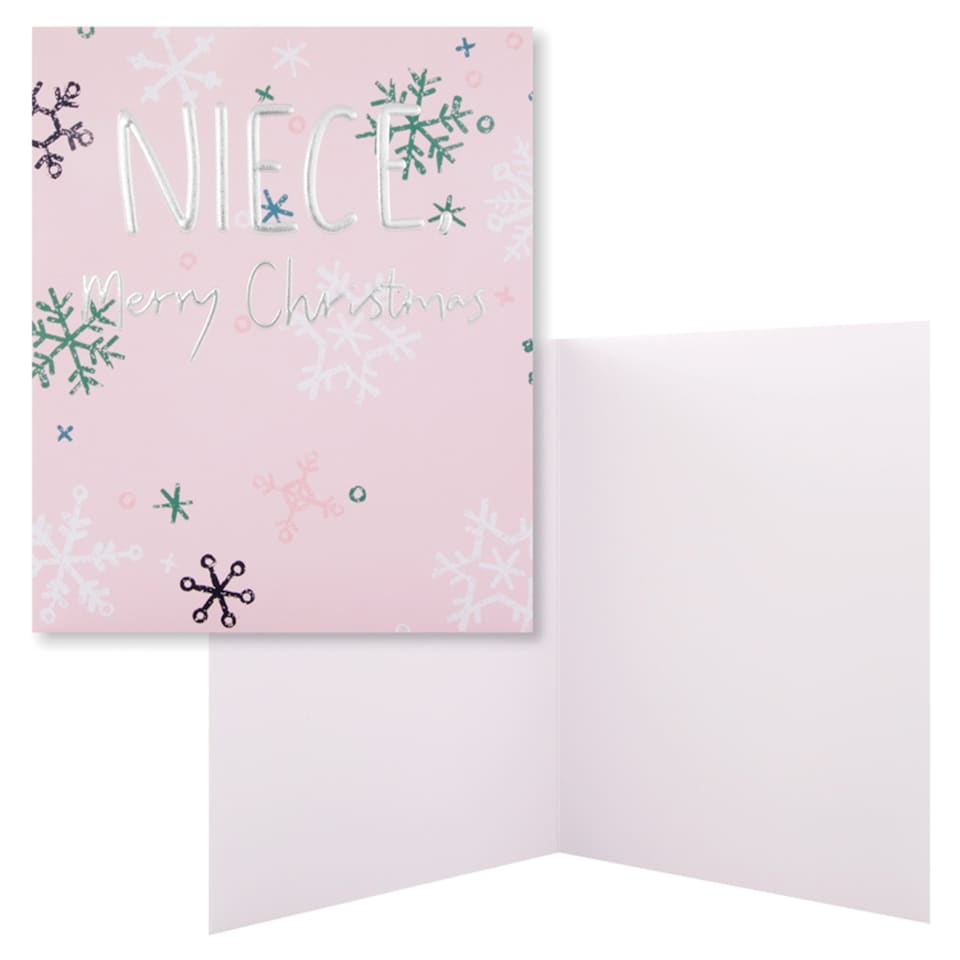 image 1 of Hallmark Christmas Card Niece Merry Christmas