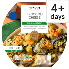 Tesco Broccoli Cheese 350G
