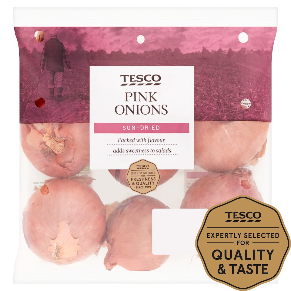 image 1 of Tesco Pink Onions 1Kg