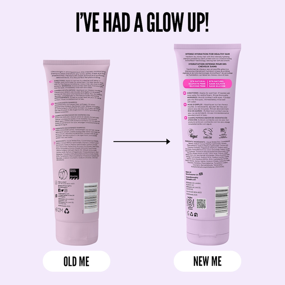 image 1 of Noughty To The Rescue Boost Shampoo 250Ml