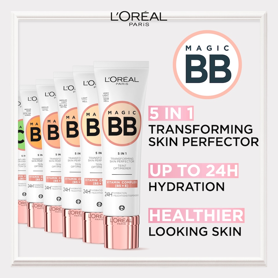image 1 of L'Oreal Magic BB Cream 05 Medium Dark 30ml