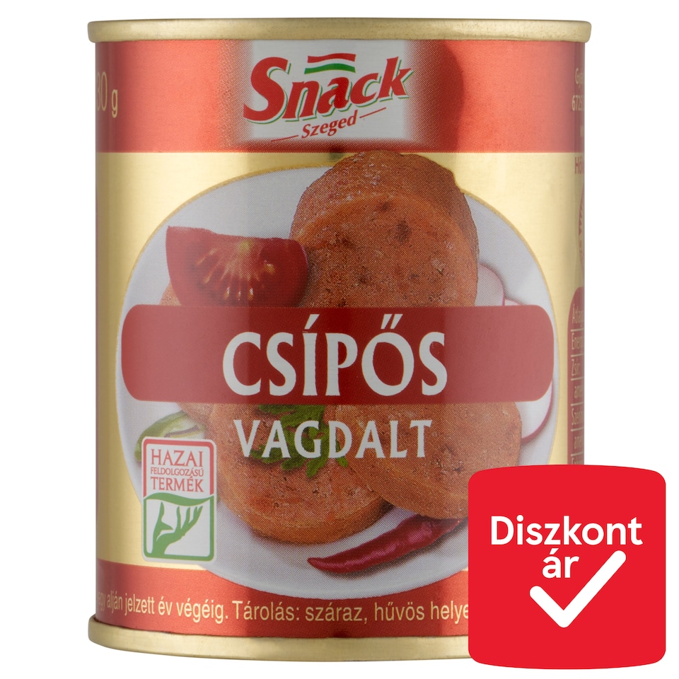 Snack Szeged csípős vagdalt 130 g  1. kép