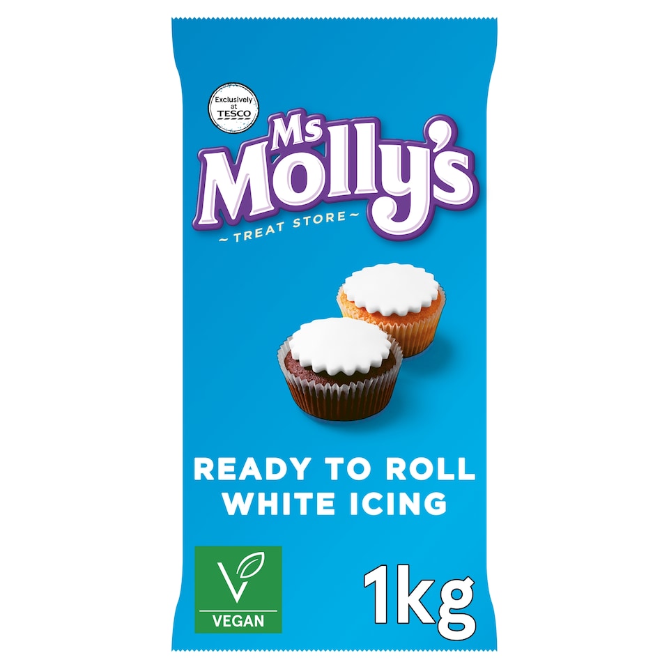 Ms. Mollys Ready To Roll White Icing 1Kg
