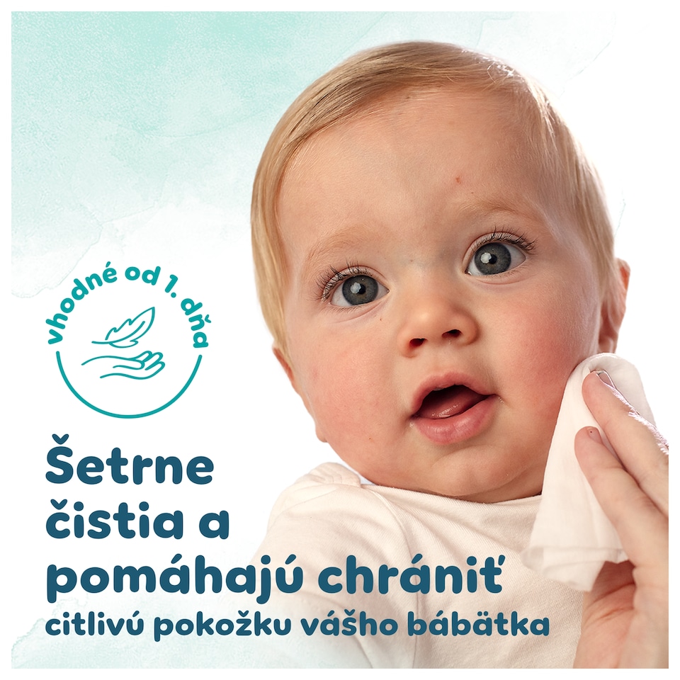 image 1 of Pampers Harmonie Aqua Vlhčené Obrúsky 4 ks Balenia = 192 Obrúskov