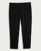 image 4 of F&F Tailored Fit Tuxedo Trousers in Black