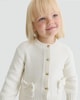 image 1 of F&F x Samantha Faiers Bow Pocket Cardigan in Cream