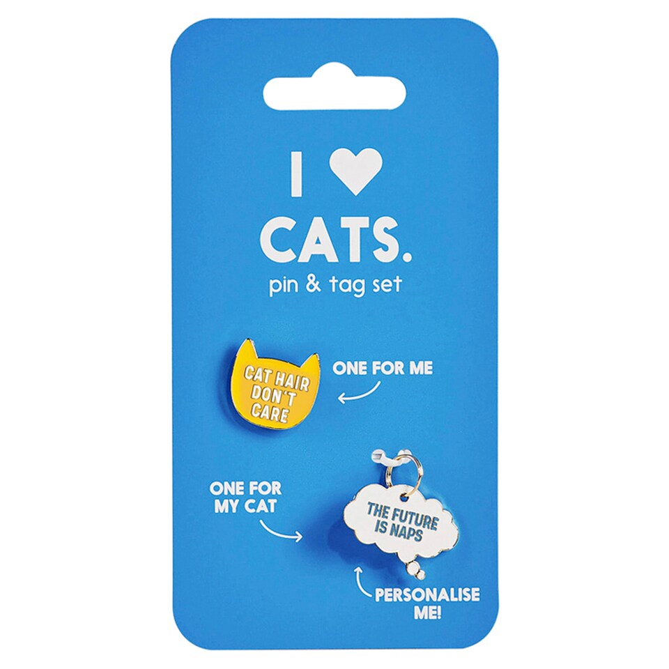 Cat Pin And Collar Charm