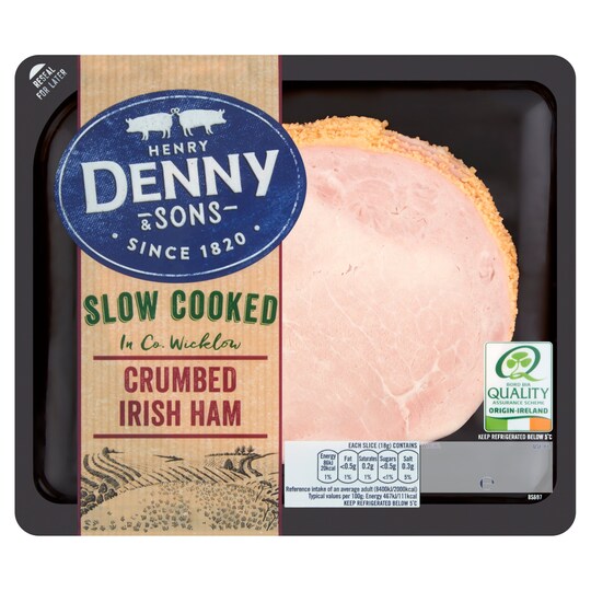 Denny Deli Style Crumbed Ham Bb 90G*12 Price Marked