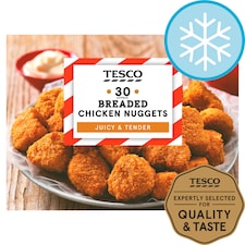 Tesco 30 Breaded Chicken Nuggets 450G
