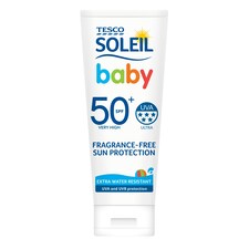 Tesco Soleil Baby Sun Lotion Spf50+ 75Ml