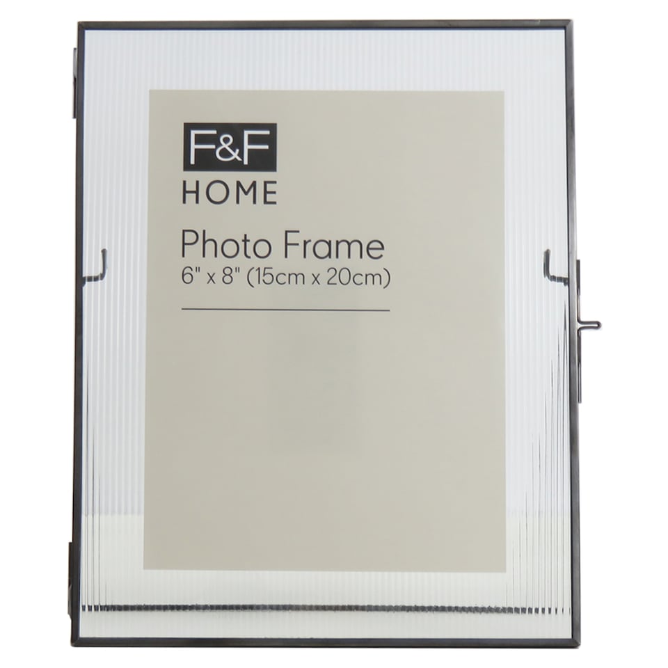 image 1 of F&F Home Metal Ribbed Frame 6x8