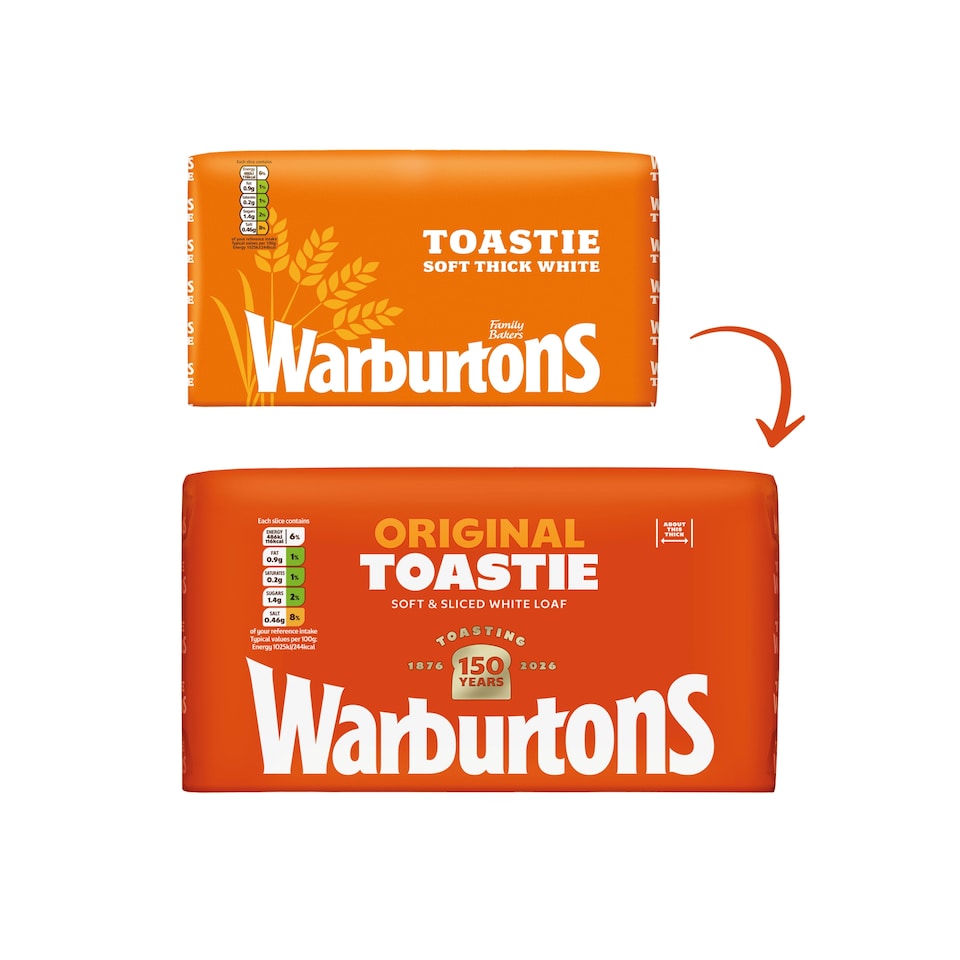 image 1 of Warburtons Toastie Thick Sliced White Bread 800g