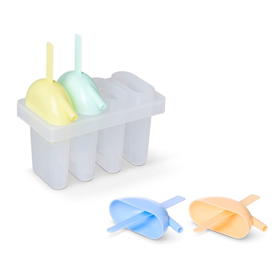image 1 of Core Kitchen Pastel Sipper Ice Lollys Moulds