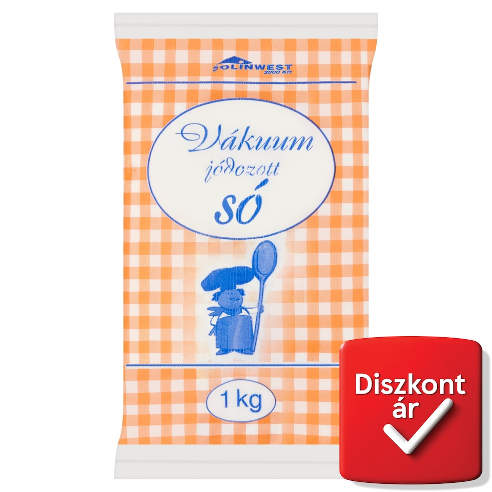 Solinwest jódozott vákuum só 1 kg