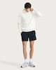 image 1 of F&F Cotton Rich Drawstring Hoodie in Cream