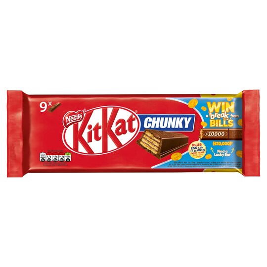 Kit Kat Chunky Snacksize Bars (9X32g)
