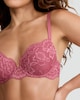 image 1 of F&F 2-Pack Floral Lace and Mesh Plunge Bras in Multi