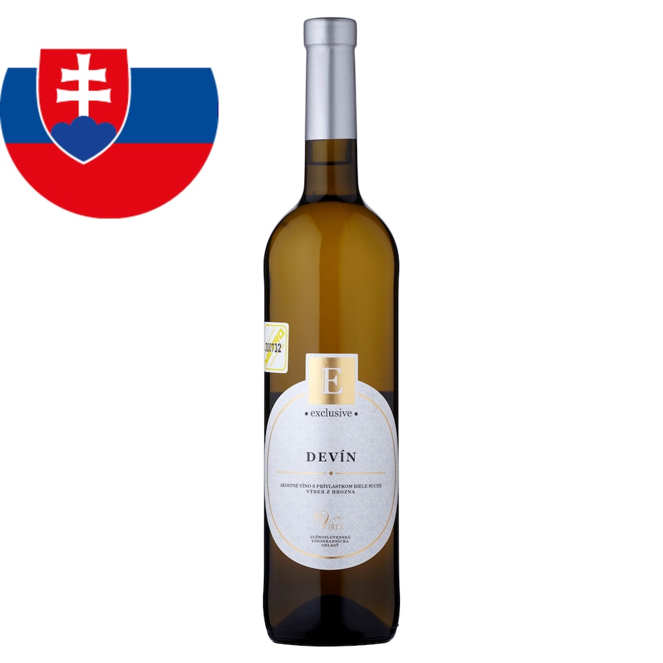 Virex Exclusive Devín akostné víno biele suché 0,75 l