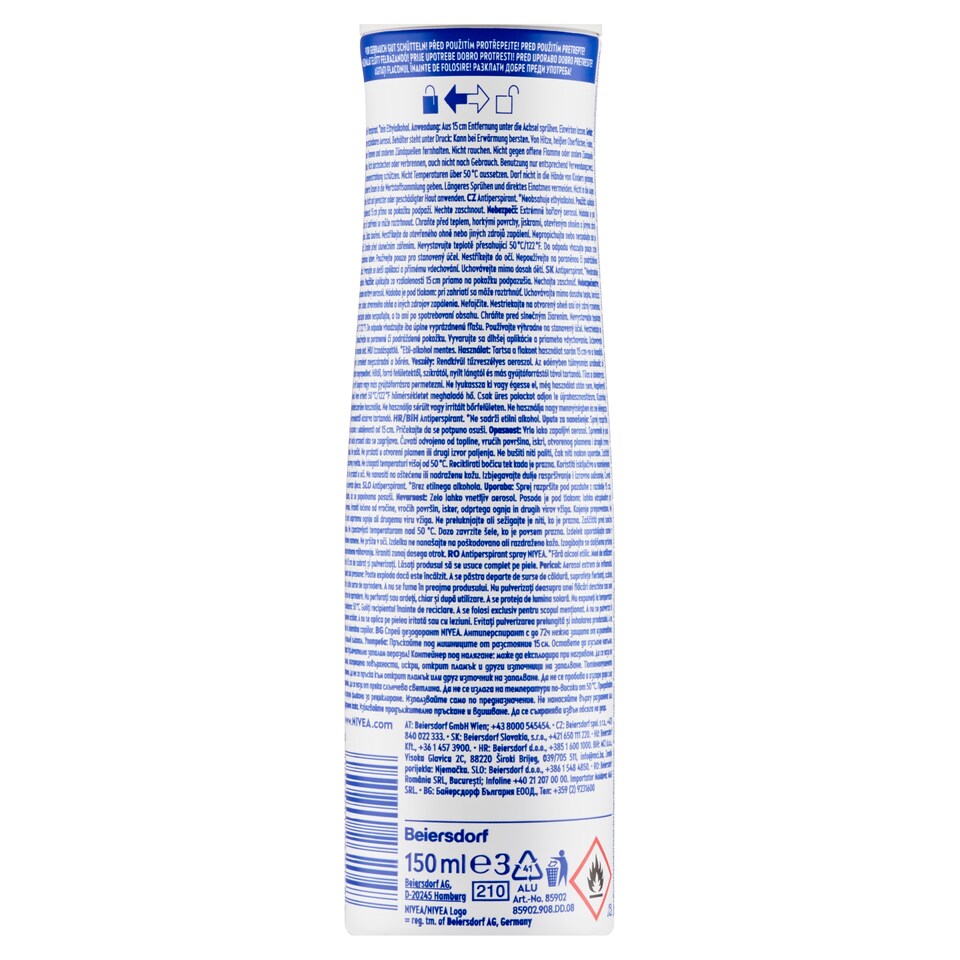 obrázok 1 z Nivea Protect & Care Sprej antiperspirant 150 ml